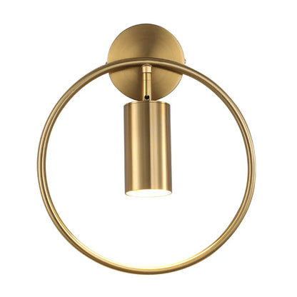 Nordic Gold Halo Wall Sconce | Minimalist Design Lighting