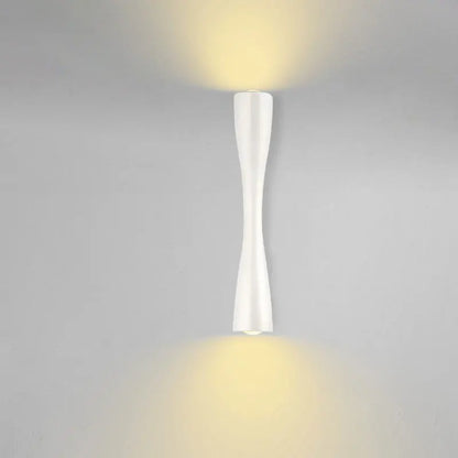 Nordic Gold Wall Sconce with Up & Down Waterproof LED Lighting
