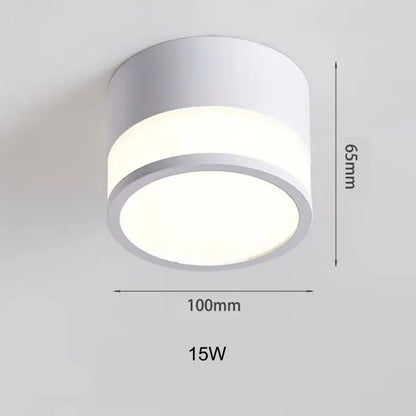 Nordic LED Ceiling Downlight, Surface Mounted, 9W/15W