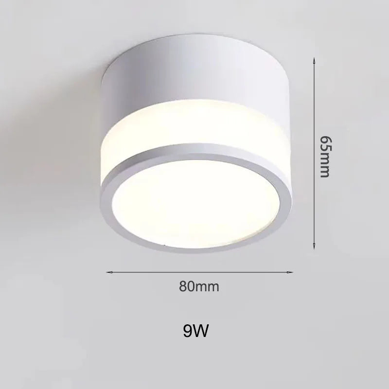 Nordic LED Ceiling Downlight, Surface Mounted, 9W/15W