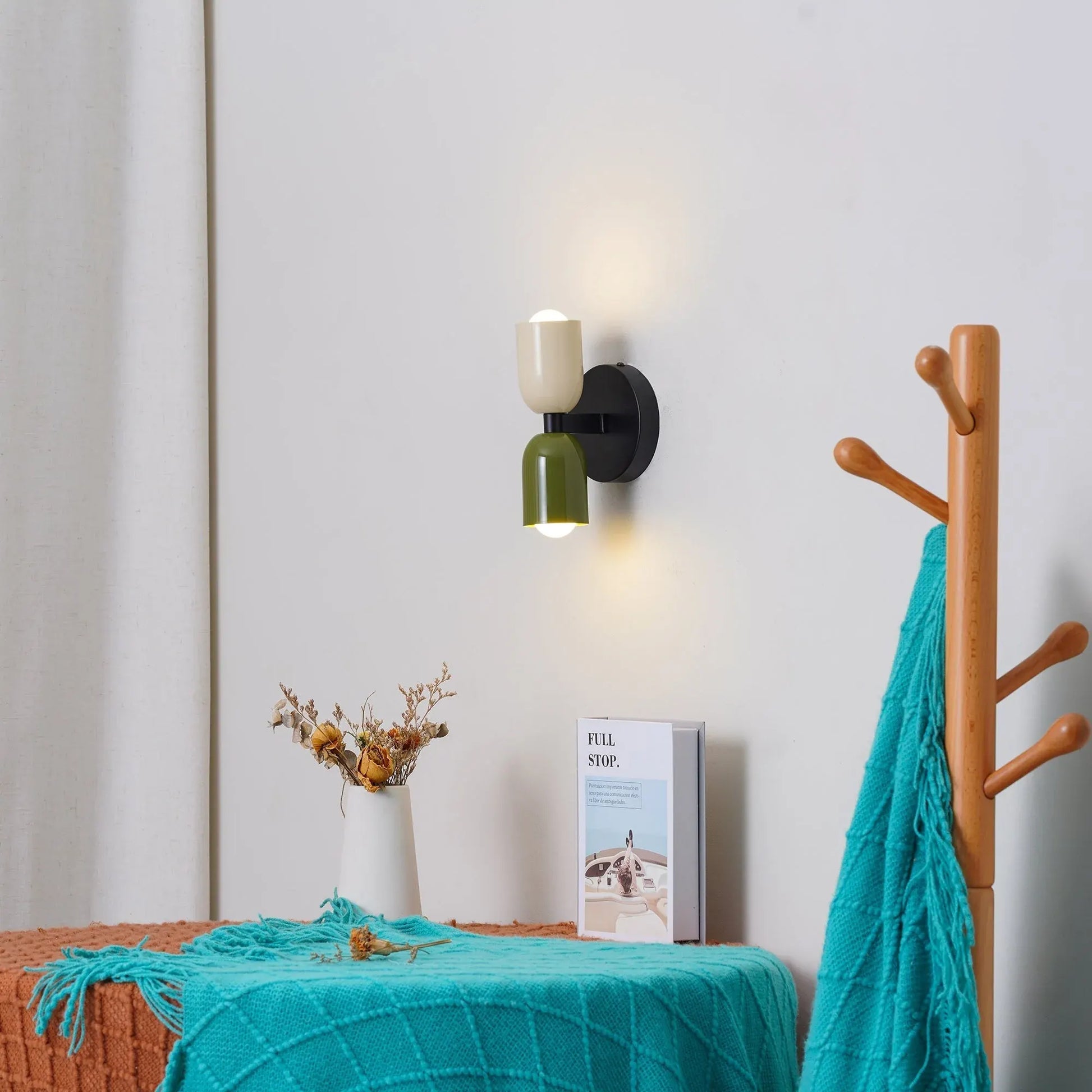 Nordic Macaron Colorful Wall Sconce for Bedside Lighting