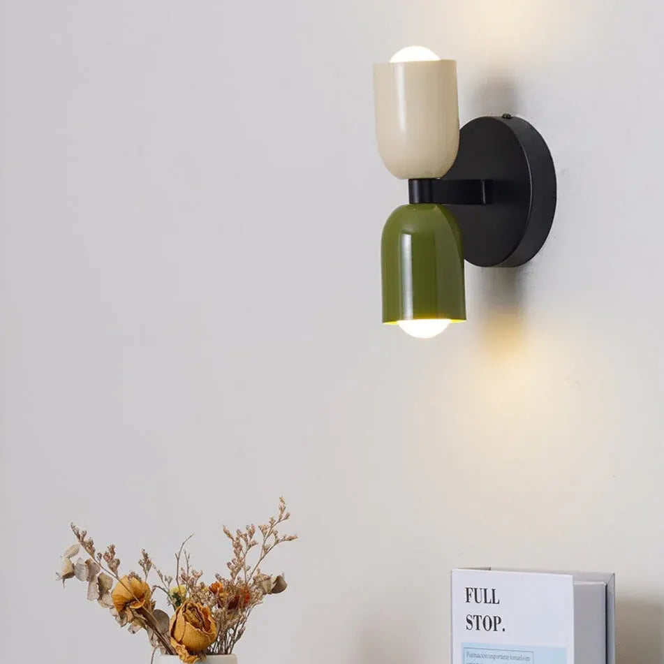Nordic Macaron Colorful Wall Sconce for Bedside Lighting