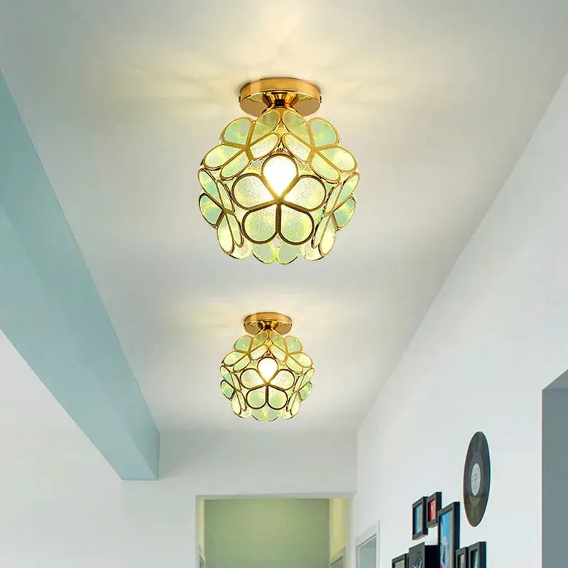 Nordic Petal Ceiling Light | Elegant Hallway & Bedroom Fixture