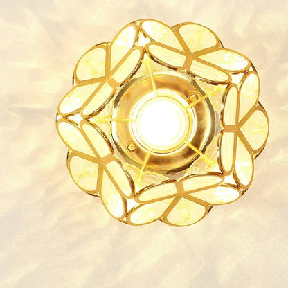 Nordic Petal Ceiling Light | Elegant Hallway & Bedroom Fixture