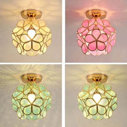 Nordic Petal Ceiling Light | Elegant Hallway & Bedroom Fixture