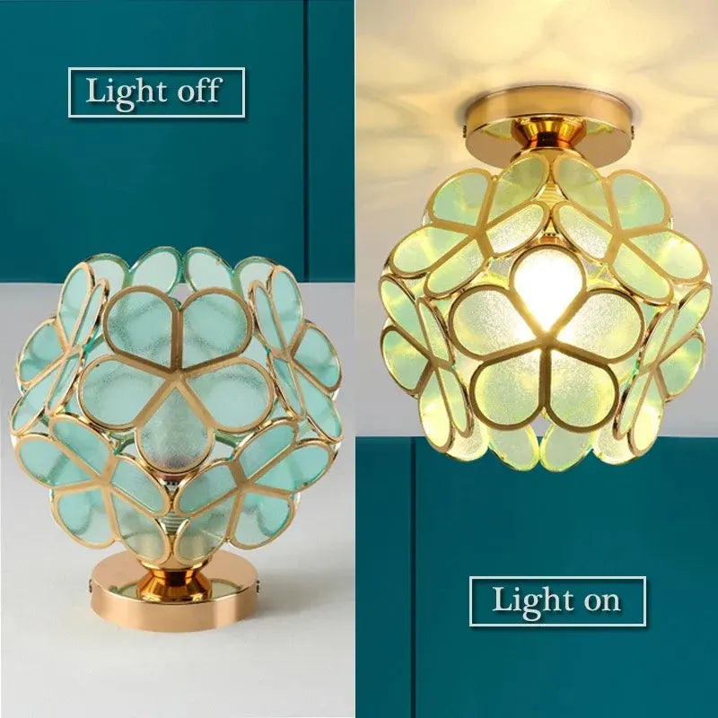 Nordic Petal Ceiling Light | Elegant Hallway & Bedroom Fixture