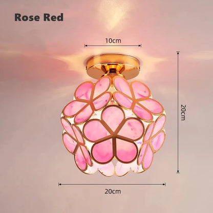 Nordic Petal Ceiling Light | Elegant Hallway & Bedroom Fixture