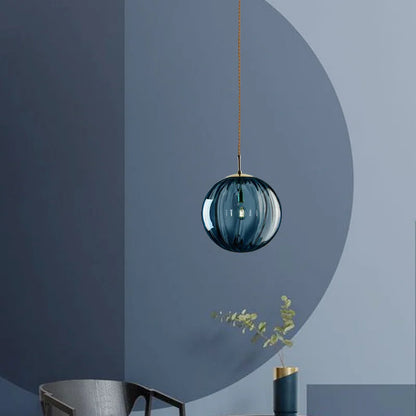 Nordic Style Glass Ball Pendant Light for Modern Interiors