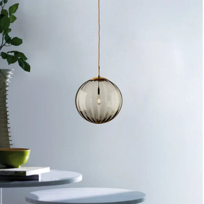Nordic Style Glass Ball Pendant Light for Modern Interiors