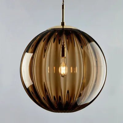 Nordic Style Glass Ball Pendant Light for Modern Interiors