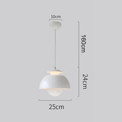 Nordic Style LED Pendant Light with Minimalist Modern Design
