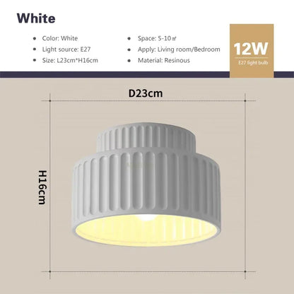 Nordic Wave Ceiling Lamp | Sculptural Design, Ambient Glow