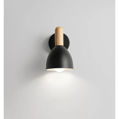 Nordic Wood Wall Sconce | Adjustable Bedside Reading Light