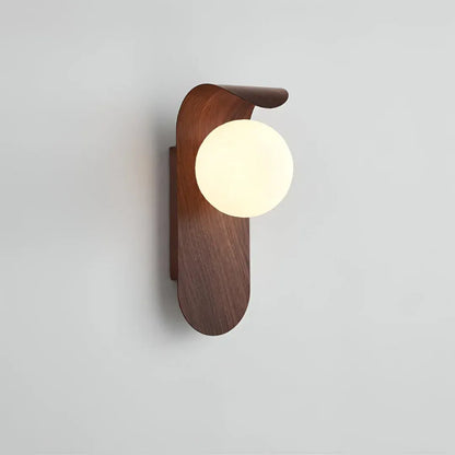 Nordic Wooden LED Wall Sconce | Minimalist Scandinavian Design