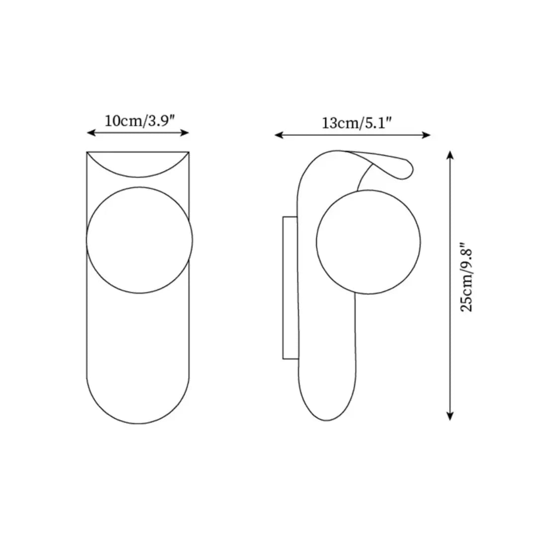 Nordic Wooden LED Wall Sconce | Minimalist Scandinavian Design