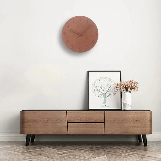 Nork Minimalist Wood Wall Clock | Contemporary Timepiece Design