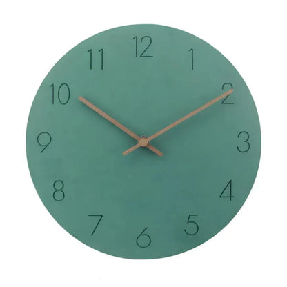 Nork Minimalist Wood Wall Clock | Contemporary Timepiece Design