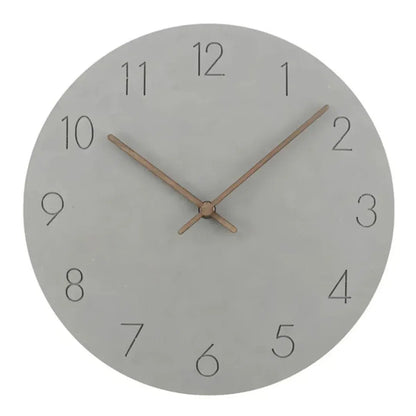 Nork Minimalist Wood Wall Clock | Contemporary Timepiece Design