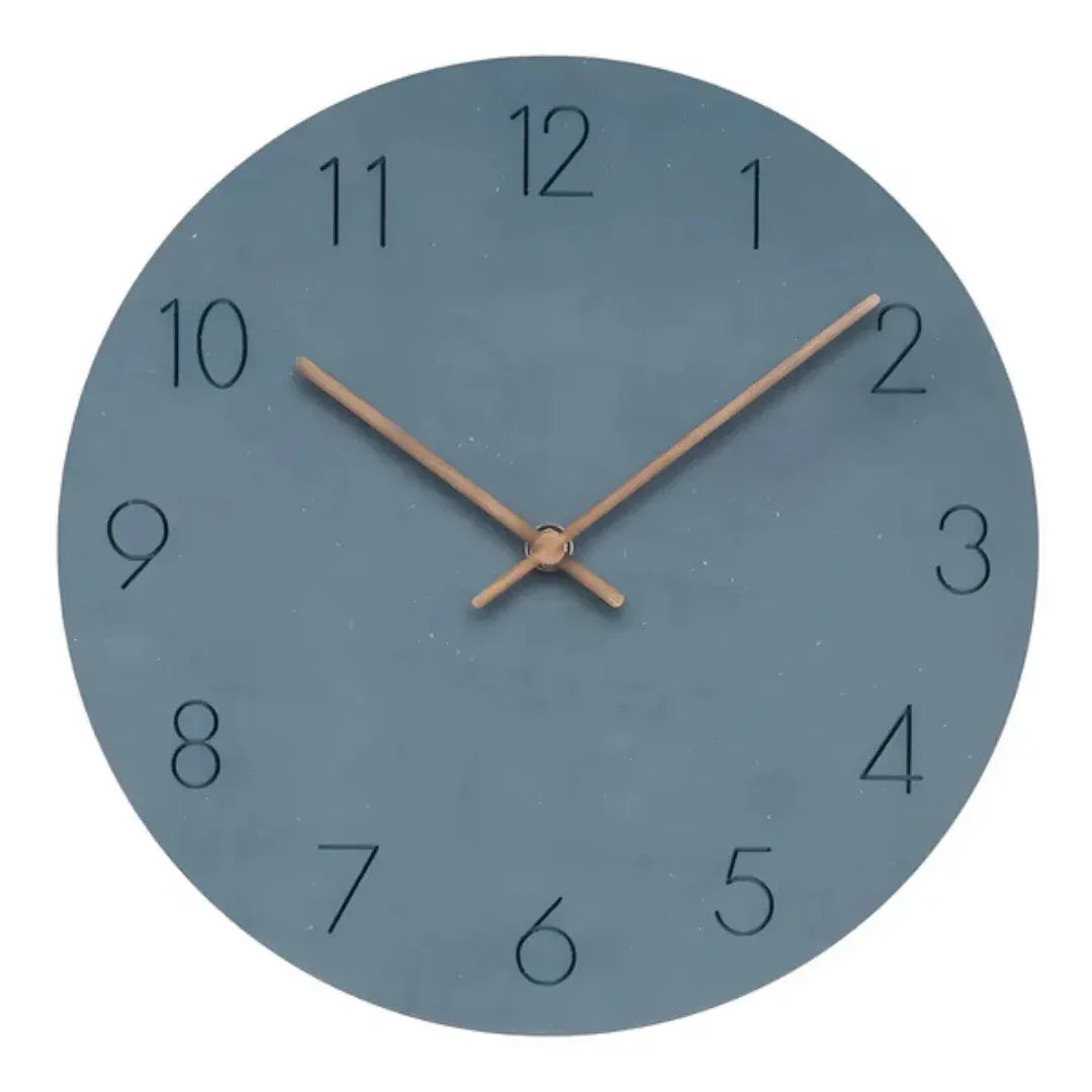 Nork Minimalist Wood Wall Clock | Contemporary Timepiece Design