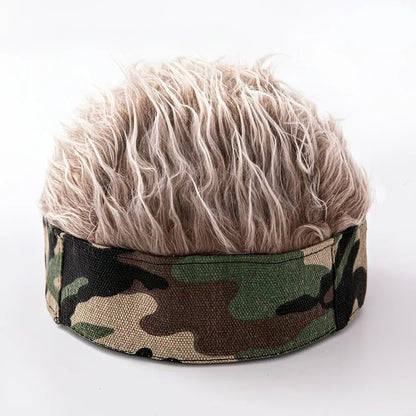 Novelty Men's Hair Cap Costume Wig Hat