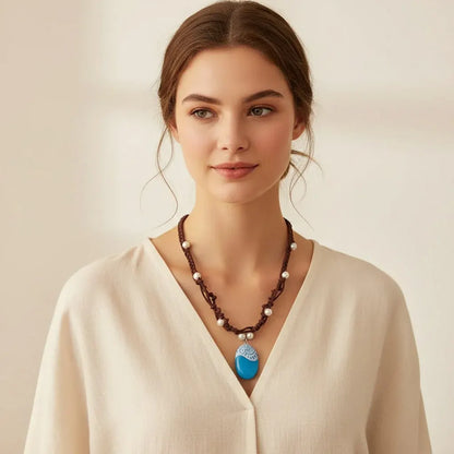 Ocean Princess Necklace Costume Jewelry for Halloween Accessories