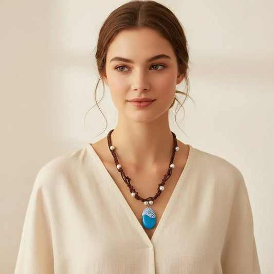 Ocean Princess Necklace Costume Jewelry for Halloween Accessories