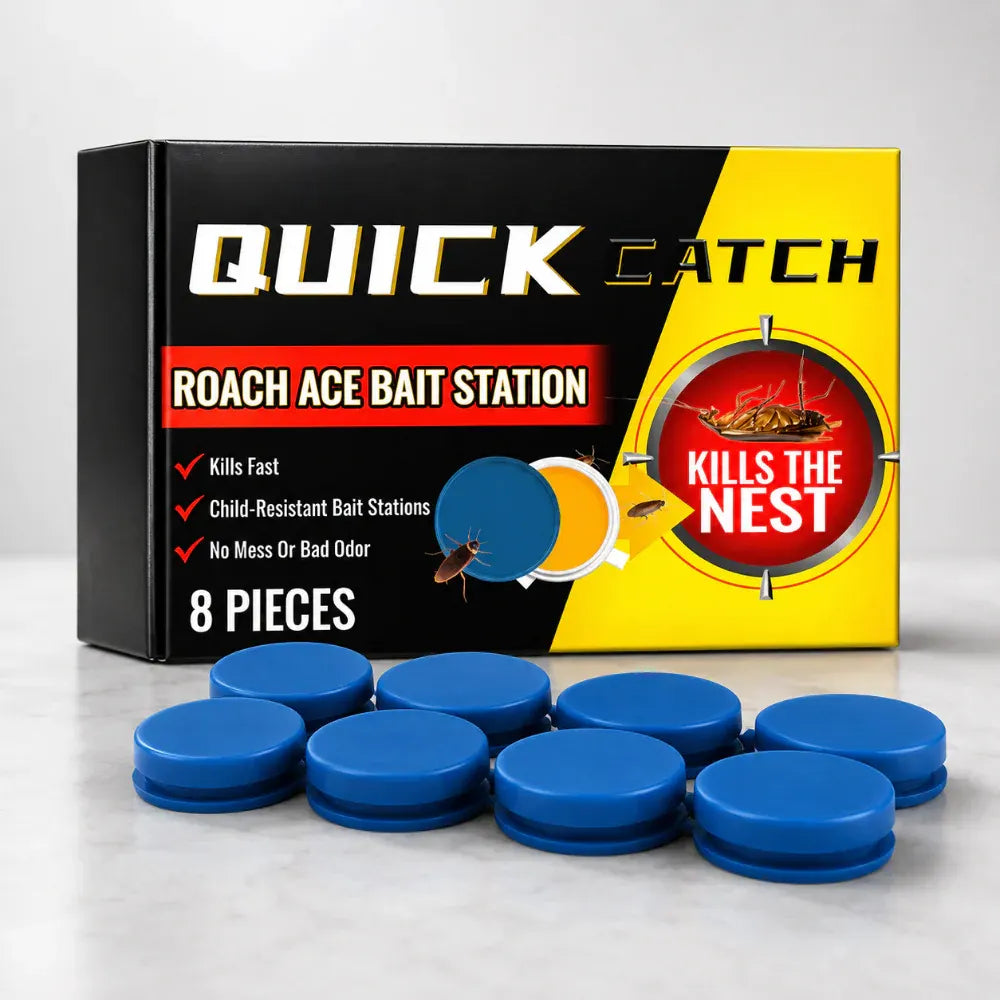 Odorless Indoor Roach Bait Pods - Pest Control Trap Station