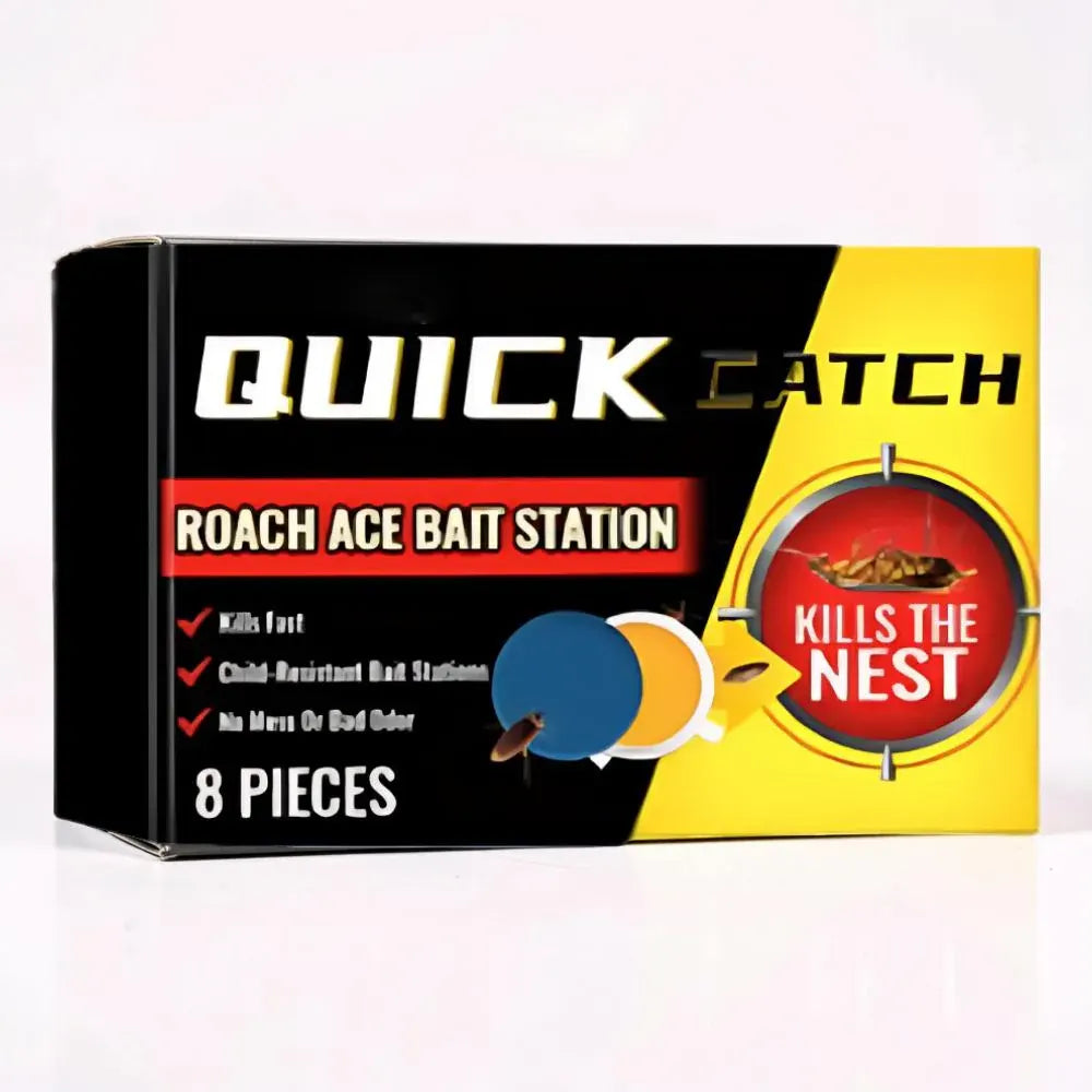 Odorless Indoor Roach Bait Pods - Pest Control Trap Station