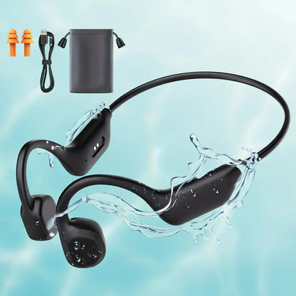 Open Ear Sport Bone Conduction Wireless Headphones with USB Charging