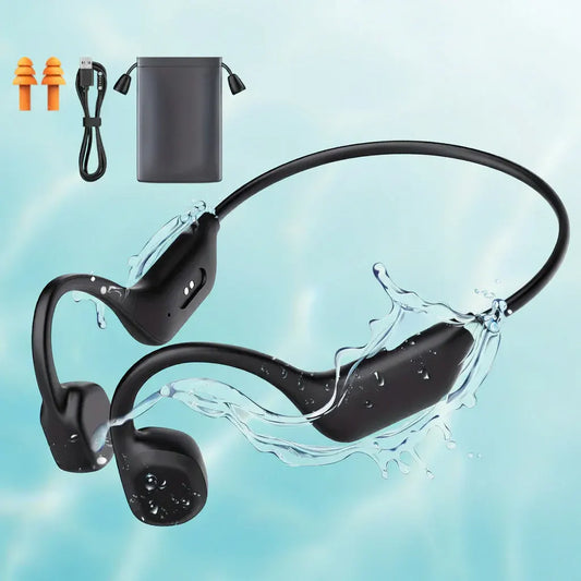 Open Ear Sport Bone Conduction Wireless Headphones with USB Charging