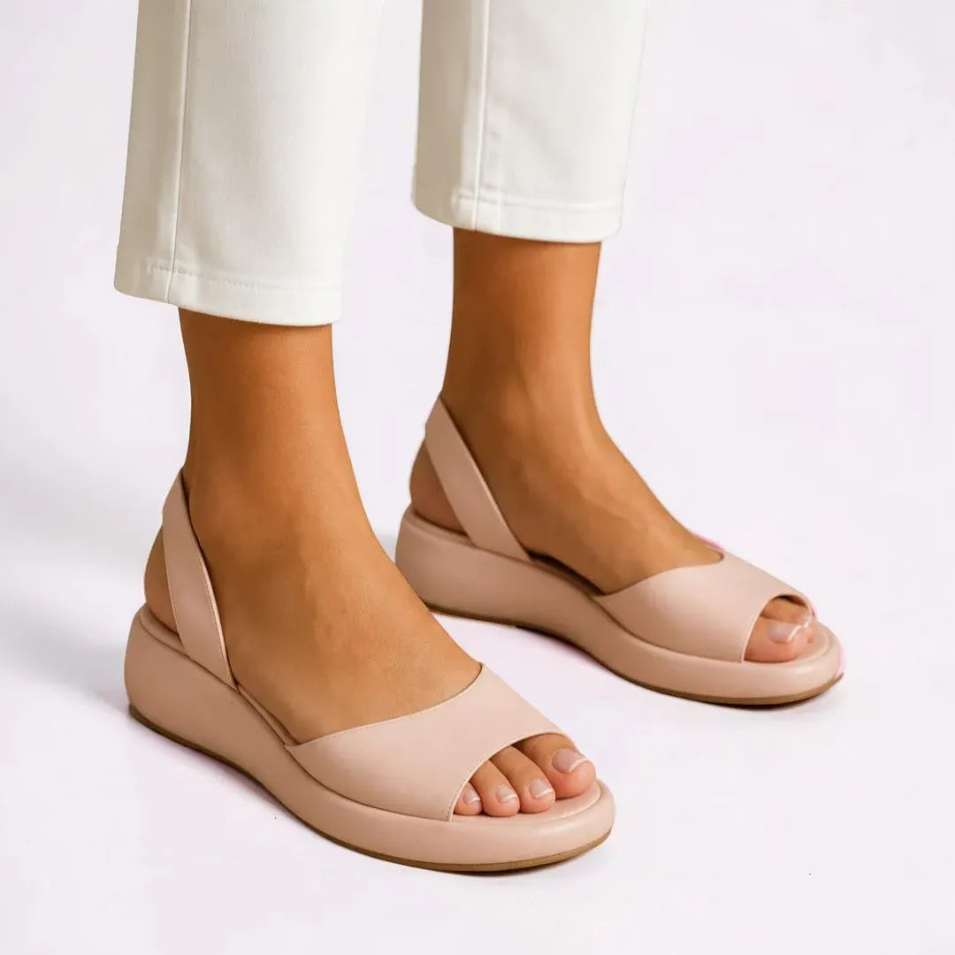 Open Toe Slingback Sandals for Women - Everyday Walking Footwear