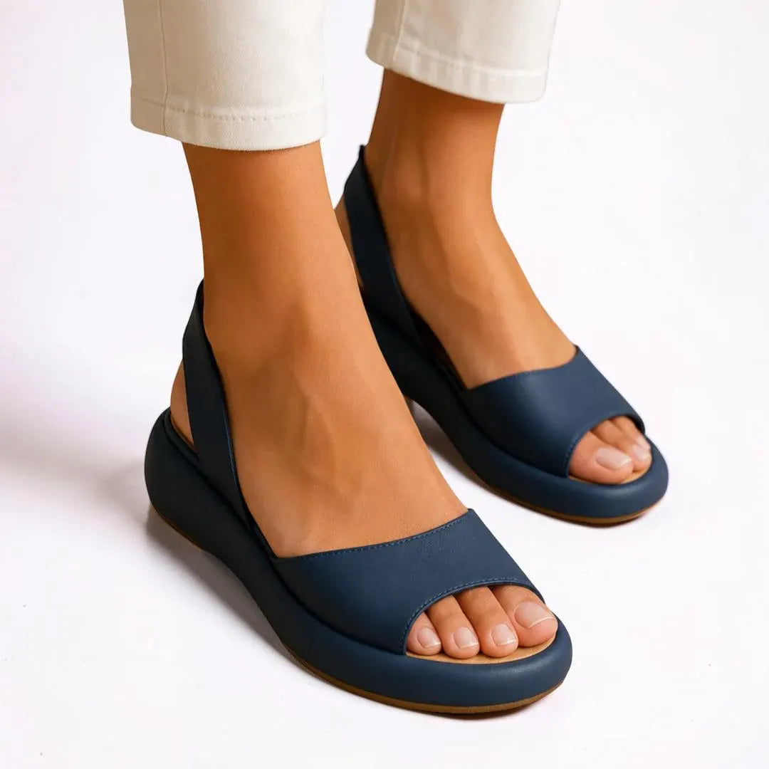 Open Toe Slingback Sandals for Women - Everyday Walking Footwear