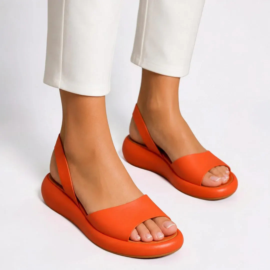 Open Toe Slingback Sandals for Women - Everyday Walking Footwear