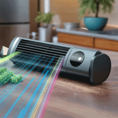 Oscillating LED Tower Cooling Fan with Portable Design