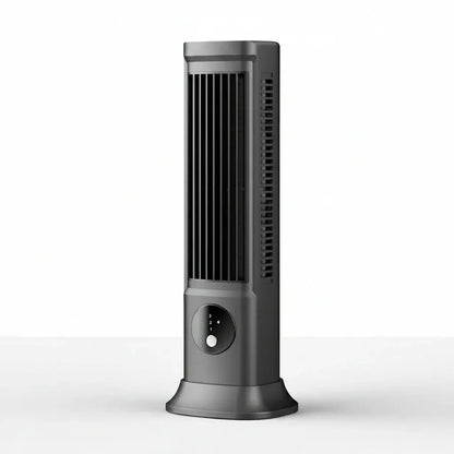 Oscillating LED Tower Cooling Fan with Portable Design