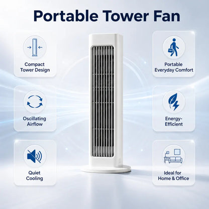 Oscillating Portable Tower Cooling Fan