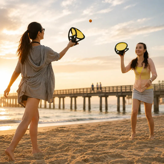Outdoor Ball Toss and Catch Toy Set for Family Fun