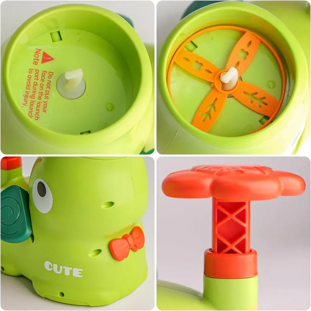 Outdoor Flying Disc Launcher Toy for Active Family Fun