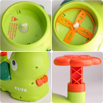 Outdoor Flying Disc Launcher Toy for Active Family Fun