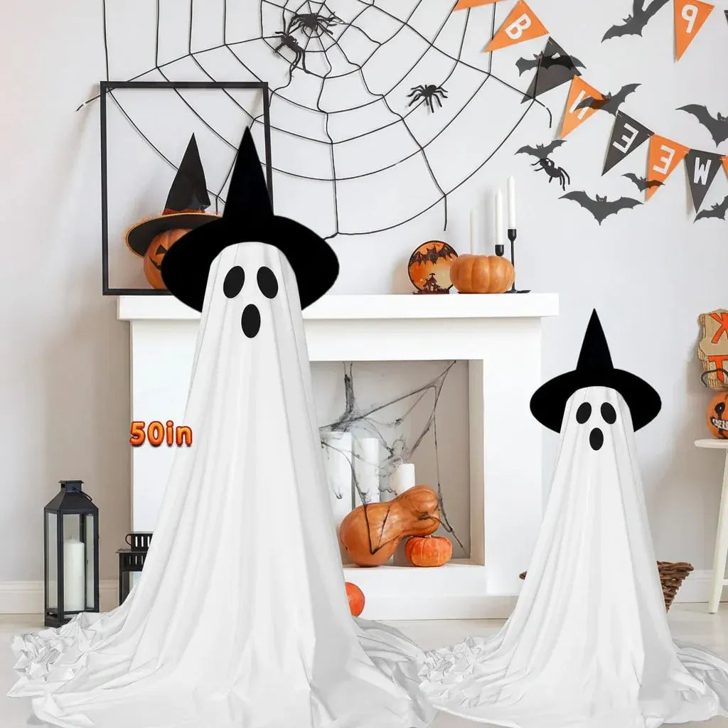 Outdoor Halloween Display with LED Lights and Sound Effects