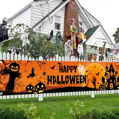 Outdoor Halloween Yard Sign Banner for Seasonal Home Decor