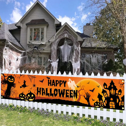 Outdoor Halloween Yard Sign Banner for Seasonal Home Decor