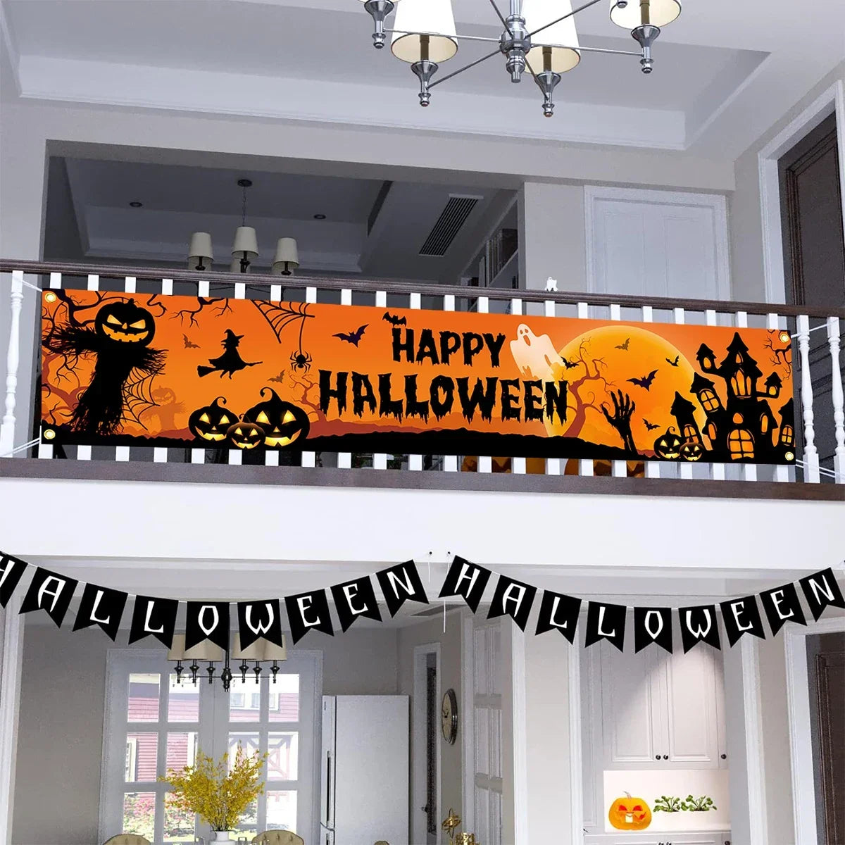 Outdoor Halloween Yard Sign Banner for Seasonal Home Decor