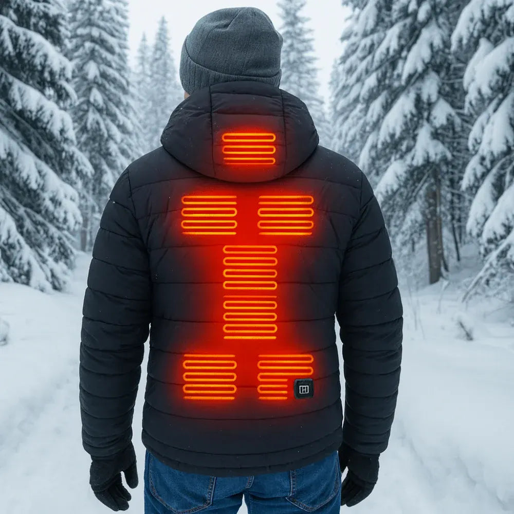Outdoor Heated Winter Jacket Warming Layer Gear