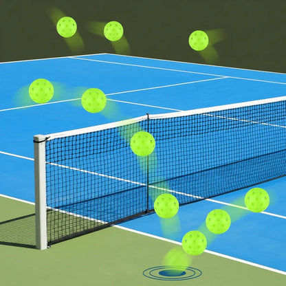 Outdoor Lightweight 40-Hole Training Pickleball Set