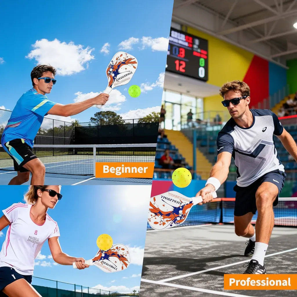 Outdoor Lightweight 40-Hole Training Pickleball Set