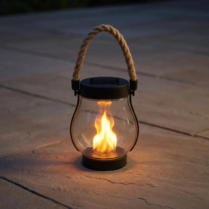 Outdoor Solar Hanging Pathway Lantern Light