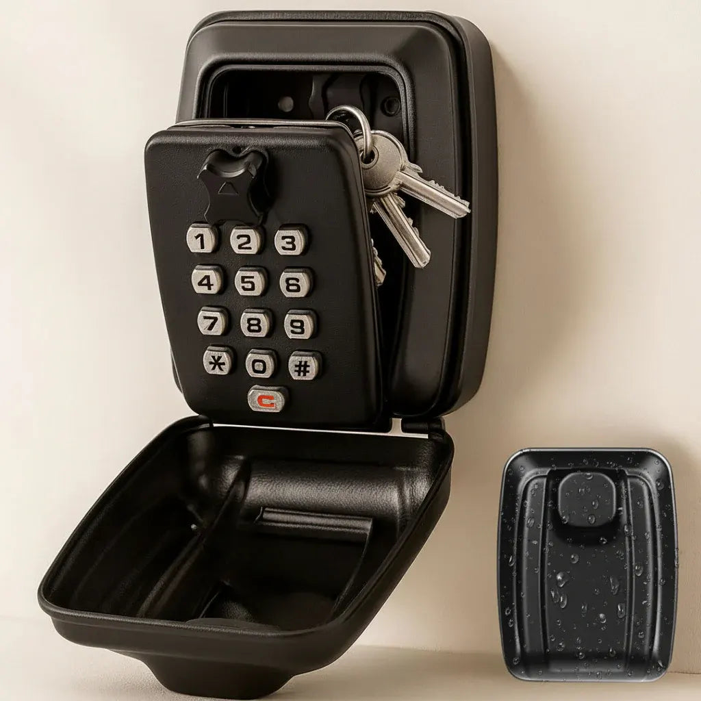 Outdoor Wall-Mounted Waterproof Combination Key Storage Lock Box
