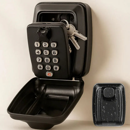 Outdoor Wall-Mounted Waterproof Combination Key Storage Lock Box
