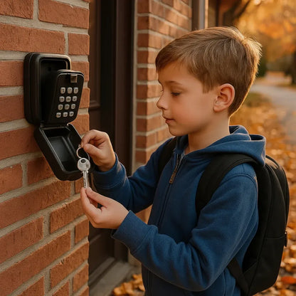 Outdoor Wall-Mounted Waterproof Combination Key Storage Lock Box